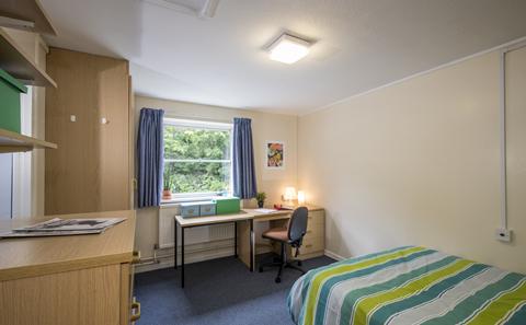 An example of a studio flat in Bencraft halls