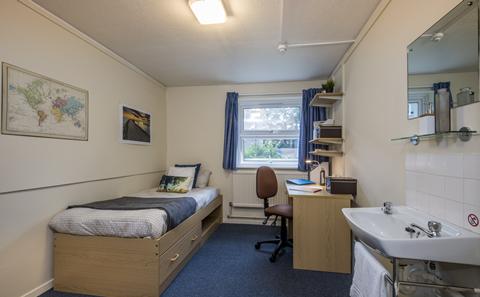 An example of a non-en suite category 2 room