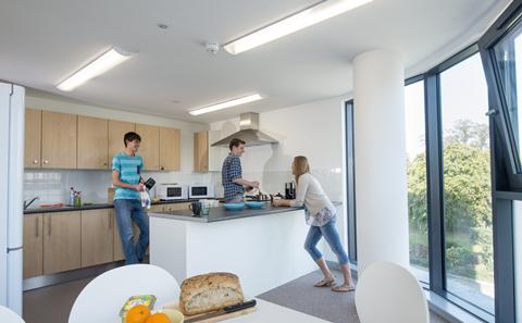 A kitchen in Mayflower Halls