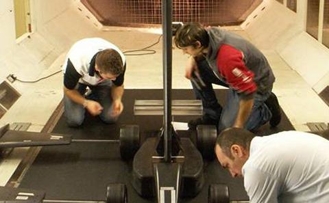 Research in RJ Mitchell wind tunnel