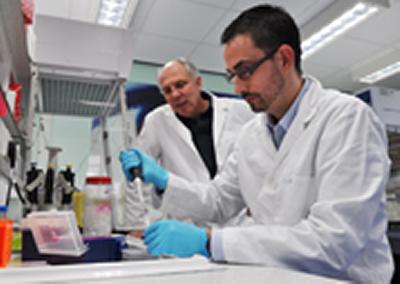 Dr. Diego Gomez-Nicola, (foreground)