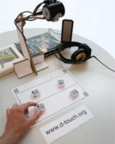 Audio d-touch system