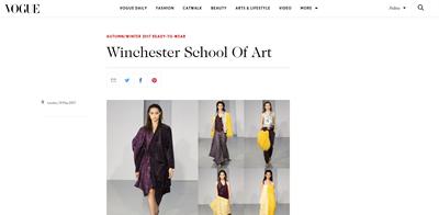 Vogue website