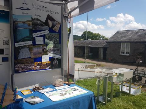 International Centre for Ecohydraulics Research (ICER)  outreach stall at an event
