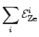$\displaystyle \sum_i \mathcal{E}_{\mathrm{Ze}}^{i}$
