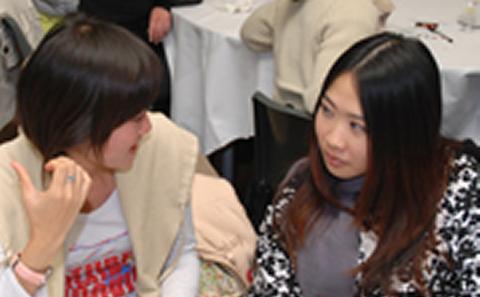 Woman talking