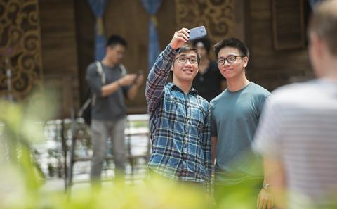 Students on Campus