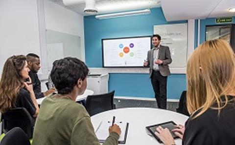 Students at an Employer-led workshop