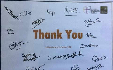 Thank you note