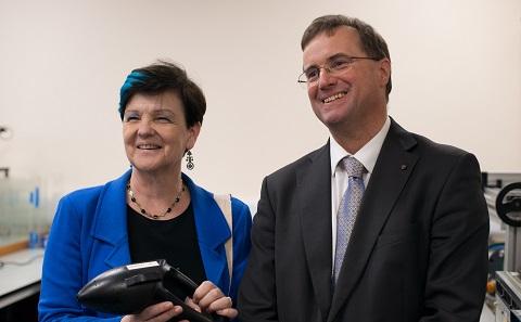 Lucy Neville-Rolfe and Tim Leighton