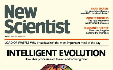 Cover of New Scientist magazine