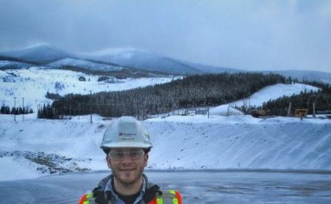 Civil Engineering graduate James Ogilvie