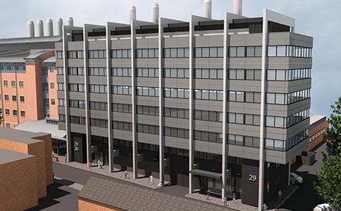Chemistry building refurb exterior
