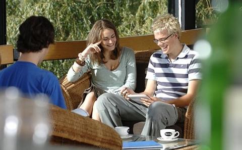 Students in Cafe
