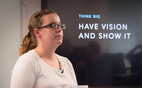 Izabela Russell presenting