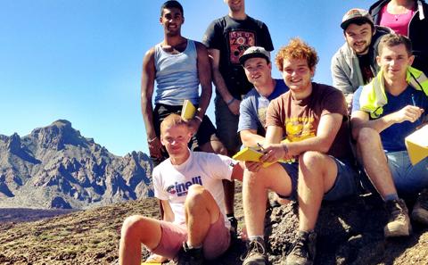 Students on a field trip