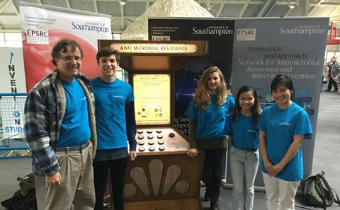 NAMRIP volunteers with exhibit