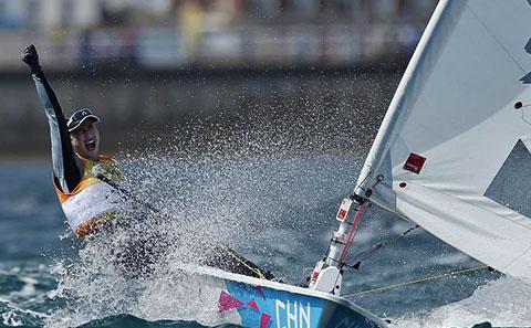Student sailor at London 2012