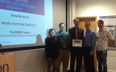 NAMRIP Team receiving award