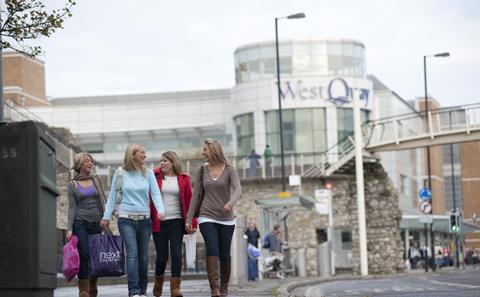 West Quay shopping