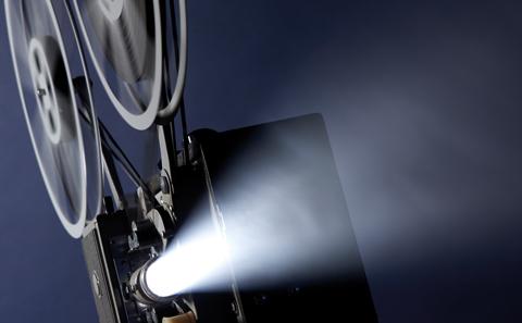 Vintage motion picture camera