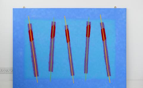 05. Dancers 48 x 66in acrylic on canvas 2001