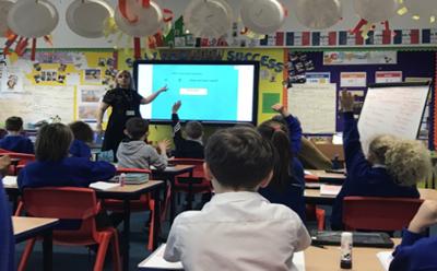 Children in the classroom