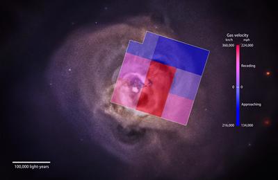 The Perseus galaxy from NASA's Chandra X-ray Observatory.