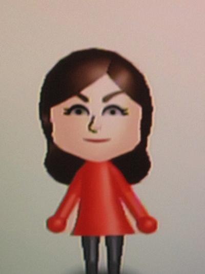 Sarah as a Mii