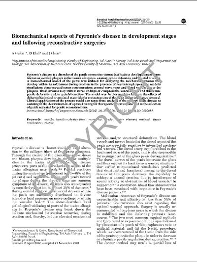 Image of documentation of Peyronie's Disease