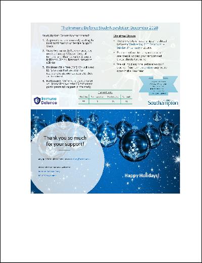 ID Study December 2020 News Letter