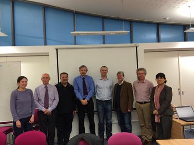 From left to right: Alison Thompson; Peter Stevenson; Suleiman Sharkh; Paul Jennings; Andy Cruden; Peter Hall; David Infield; Jihong Wang