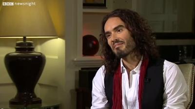 Russell Brand recently spoke of the UK's democratic system on BBC Newsnight