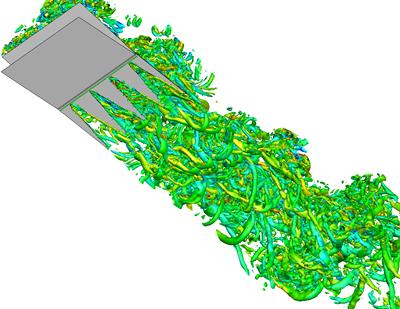 Aerofoil flow simulation