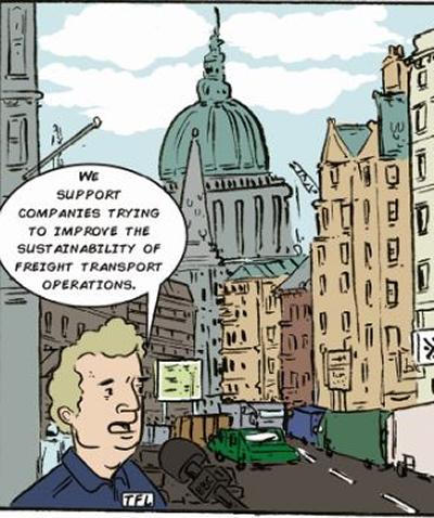 London cartoon