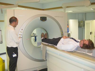 64-Slice HRCT scanner, used for high resolution, anatomical imaging of the lung