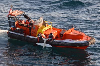 SULSA UAV being recovered