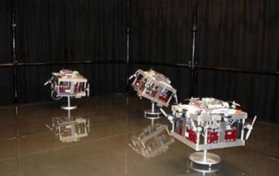 Testing on the glass table