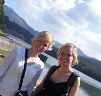 PhD students presenting their research at the United Nations FAO Inland Fisheries conference 