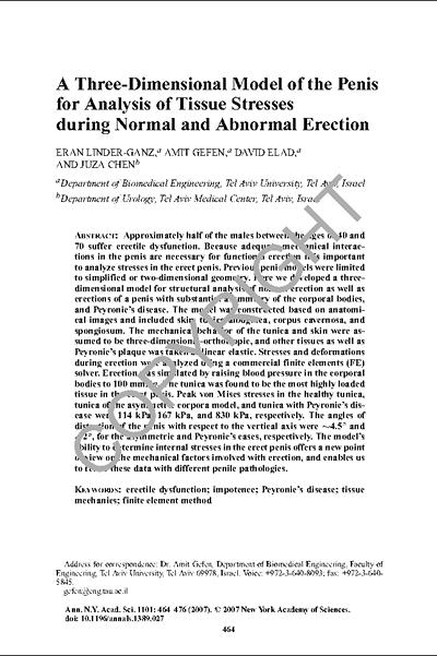 Image of documentation describing tissue stress