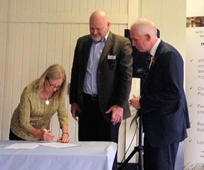 Sally Denley, Scott McCarthy and Adam Wheeler
