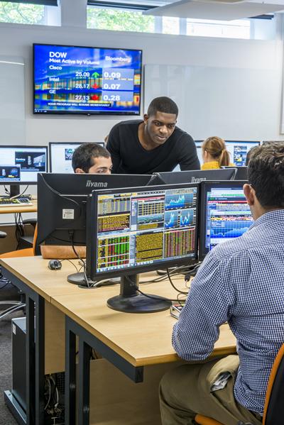 Economics students and academic staff can now use 24 sophisticated real-time computer terminals