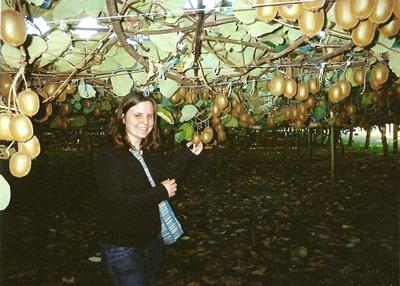Rachel spent time in New Zealand collecting research for her dissertation