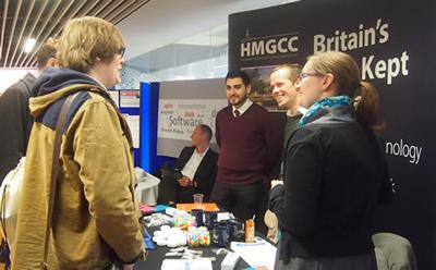 A careers fair at the University of Southampton
