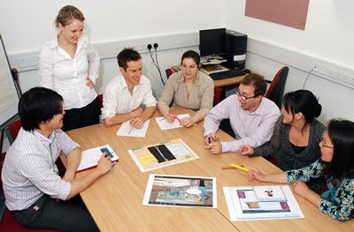 Image of audiology students