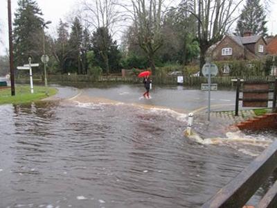Area of flooding