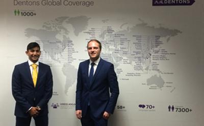 Students at Dentons