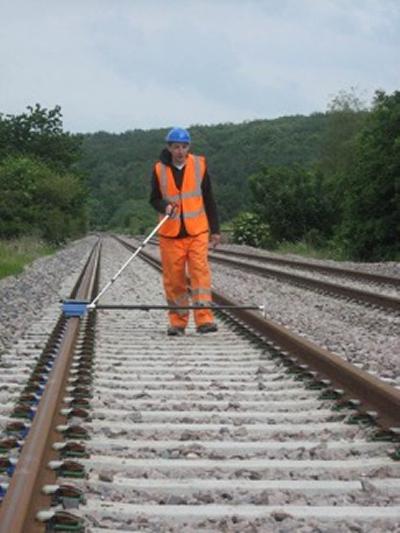 Measuring rail roughness