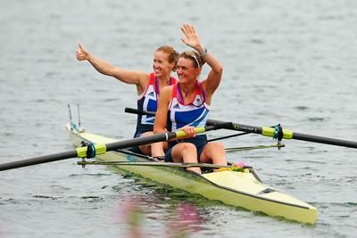 Helen Glover and Heather Stanning