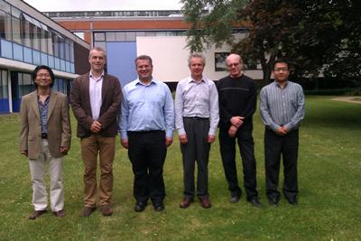 From left to right: Yongmann Chung; Andy Cruden; Suleiman Sharkh; David Infield; Dave Stone; Lin Jiang